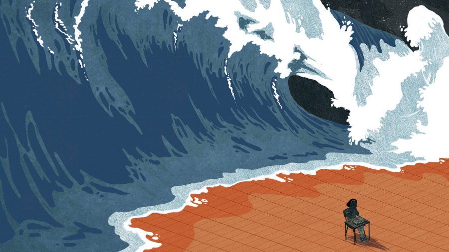 Mental health as a giant ocean wave